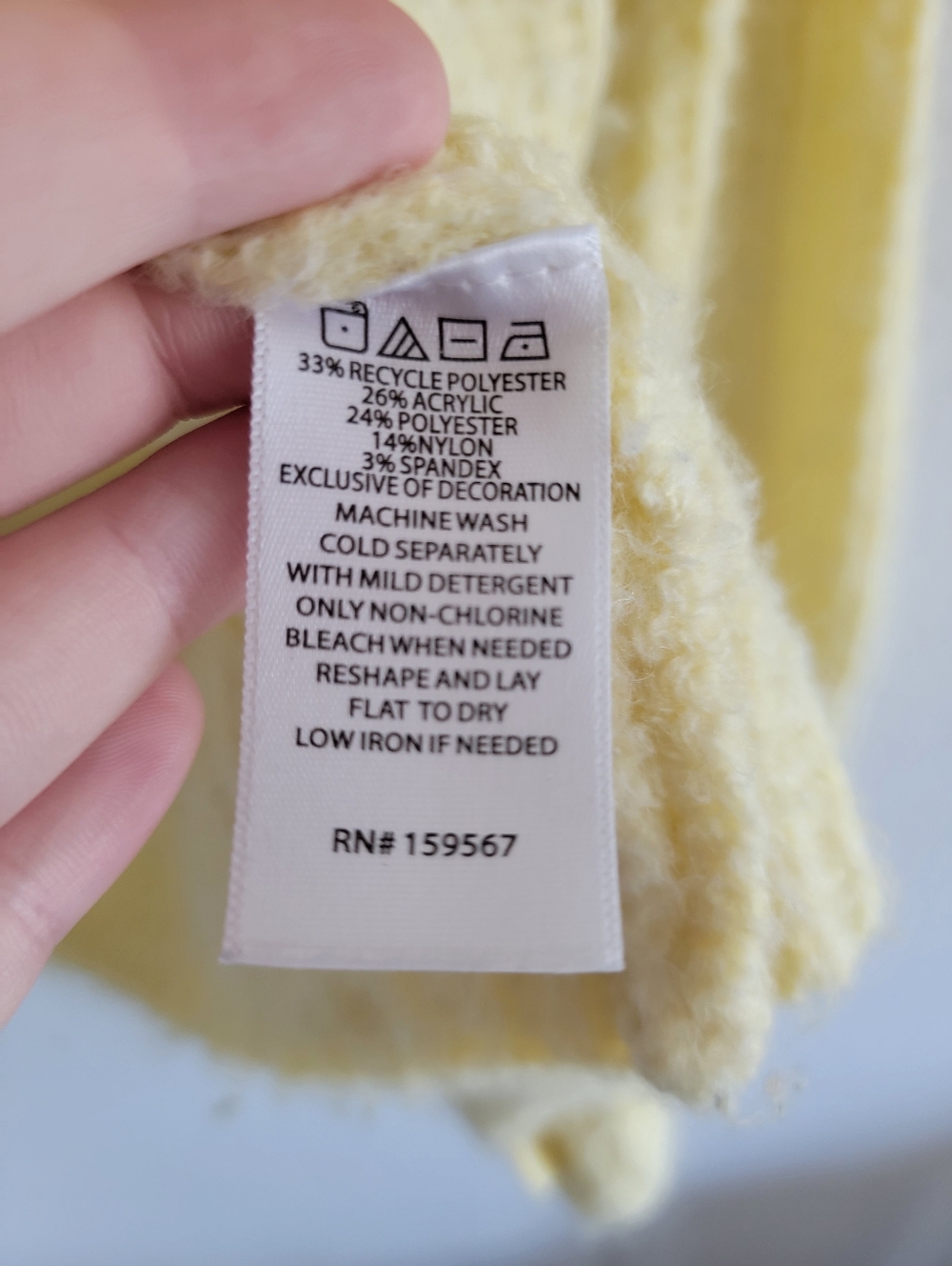 BOGO Willow & Wind Butter Yellow Knit Button Front Cardigan Sweater Size Medium - Picture 5 of 7